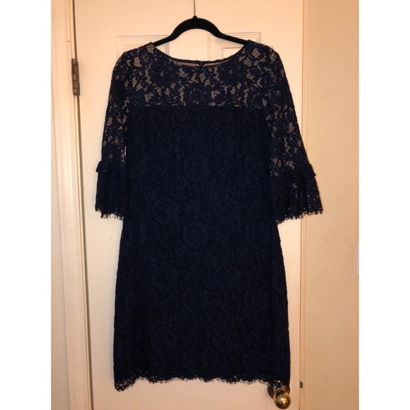 Lauren Ralph Lauren Dresses & Skirts - Lauren Ralph Lauren Navy Lace 3/4 Sleeve Dress Lauren Ralph Lauren Dresses & Skirts - Lauren Ralph Lauren Navy Lace 3/4 Sleeve Dress